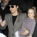 Lisa Marie And Family Arrive At LAX