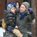 Naomi Watts And Alexander Brave The Frigid Temps In NYC