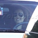 Angelina Jolie Drives To The Studio