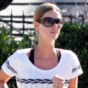 Nicky Hilton Goes For A Jog In Beverly Hills