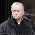 Michael Douglas And His Family Eat Out
