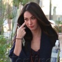 Megan Fox Stops By The Salon
