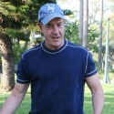 Michael Lohan Takes A Stroll With His Little Dog