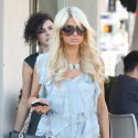 Paris Hilton Leaves Lunch