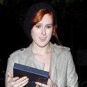 Rumer Willis Gets Her Hair Done
