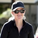 Reese Witherspoon Goes For A Walk With Her Dogs
