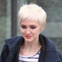 Ashlee Simpson Braves The Rain In Beverly Hills