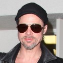 Brad Pitt Comes Home To Los Angeles