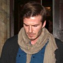 David Beckham Dines Out In London