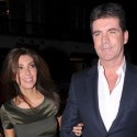 Simon Cowell And His Fiancee At Dinner