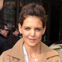 Katie Holmes Lands In Milan