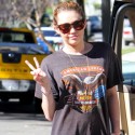 Miley Cyrus Hangs Out Near Her Home