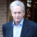 Michael Douglas Enjoys Dinner With Friends