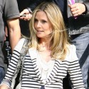 Heidi Klum Looks Fashionable On The Job