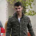 Joe Jonas Walks His Dog