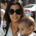 Kourtney Kardashian Goes Shopping With Her Beau And Her Baby