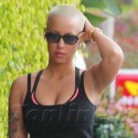 Amber Rose Works It Out In The LA Sun