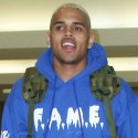 Chris Brown Leaves LAX