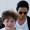 Becks Spends Time With His Oldest Son
