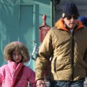 Michael Douglas Walks His Daughter To School In NYC