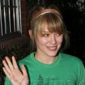 Hilary Duff Pays A Visit To The Hair Salon