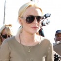 Lindsay Lohan Arrives At The Airport Courthouse