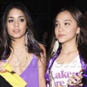 Vanessa Hudgens And Little Sister Stella Cheer On The Lakers
