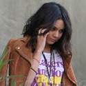 Vanessa Hudgens Attends A Laker Game With New BF Josh Hutcherson