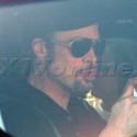 Brad Pitt Takes The Kids To In&Out After Seeing 'Hop'