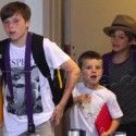 The Beckham Boys Travel With iPads