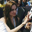 Angelina Jolie Visits Refugee Camp In Tunisia