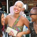 Amber Rose Hangs Out On Robertson Blvd.