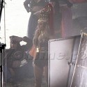 Beyonce Films Latest Video In Gladiator Outfit