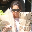 Katie Holmes Loads Up On Flowers