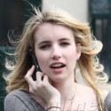 Emma Roberts Takes A Very Important Call