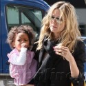 Heidi Klum Takes Her Little Ballerina To Class