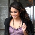 Vanessa Hudgens Looks Lovely In Lilac