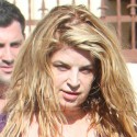 Kirstie Alley On Her Way To DWTS Practice