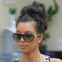 Kim Kardashian Stops By A Nail Salon