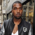 Kanye Rocks A Deep V-Neck In Paris