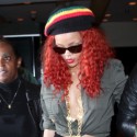 Rihanna Gets Dolled Up For LA Concert