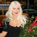 Christina Aguilera Gets Roses From Her BF After Letterman