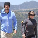 Fergie and Josh Duhamel Go Hiking In Brentwood