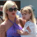 Tori Spelling Takes The Family To Malibu