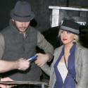 Christina Aguilera Signs Autographs For Fans In NYC