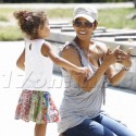 Halle Berry Hits The Park With Nahla