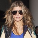Fergie Looks Pregnant In A Flowing Blue Top