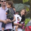 JLo's Twins Hang Out On Mother's Day