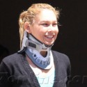 Kym Johnson Wears A Neck Brace After Injury
