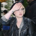 Kelly Osbourne Hides From The Camera In NYC